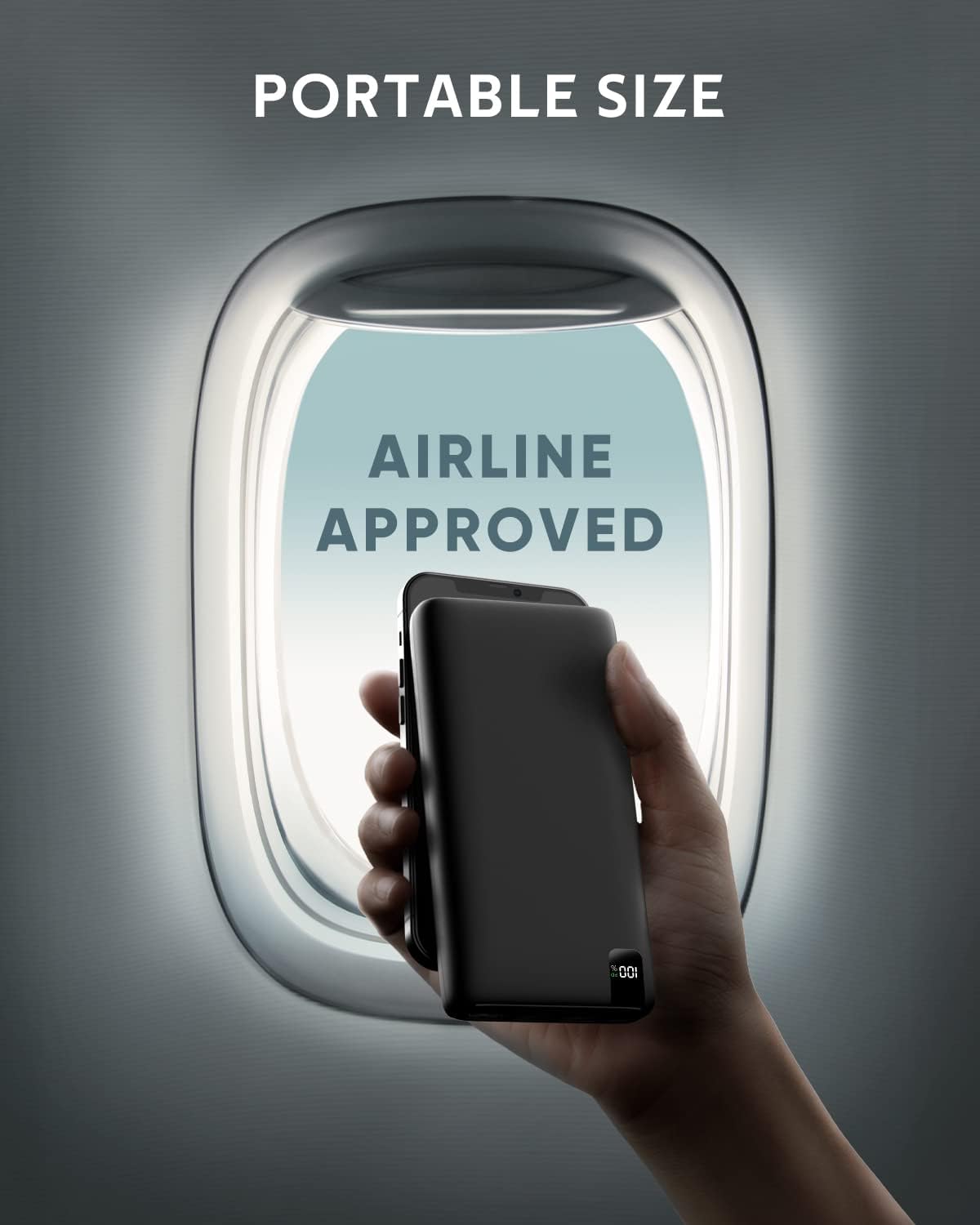 A ADDTOP Power Bank 26800mAh Portable Charger with 4 Ports for iPhone Samsung and more