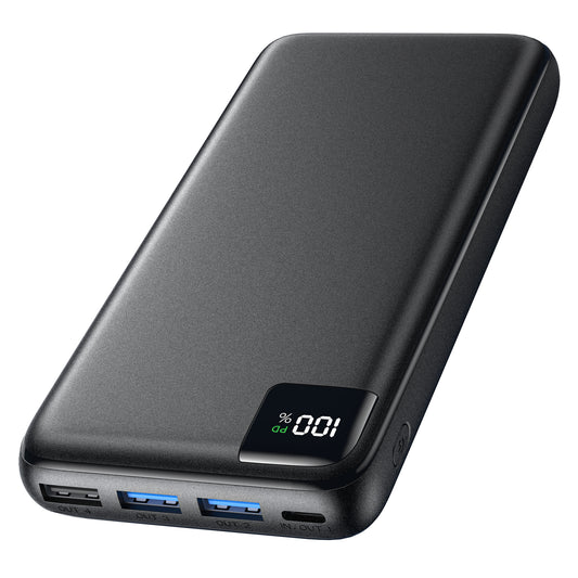 Power Bank 27000mAh with 4 outputs - Black