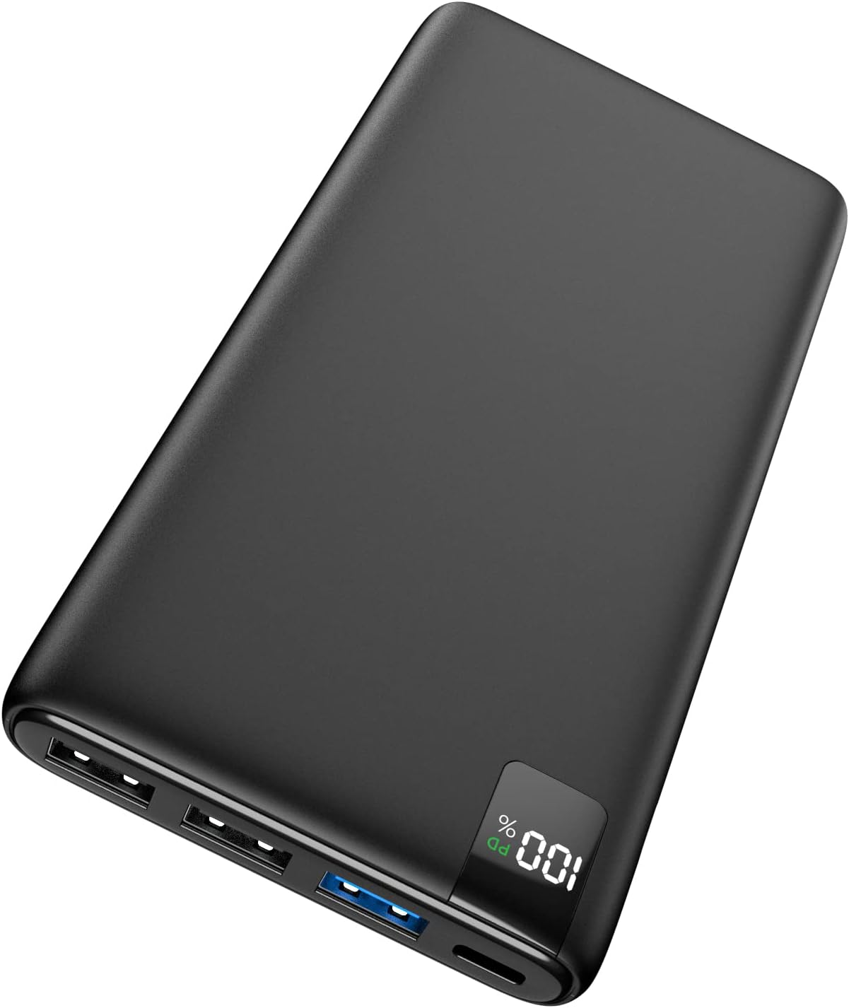 Portable Charger Power Bank 10000mAh - Black