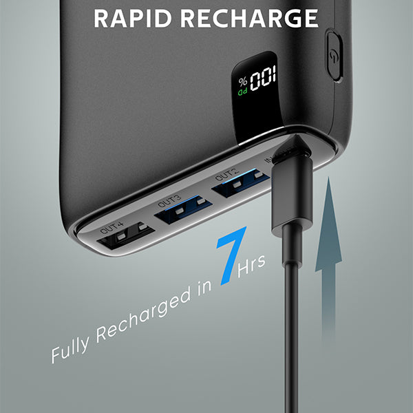 Portable Charger 26800mAh with 4 Outputs