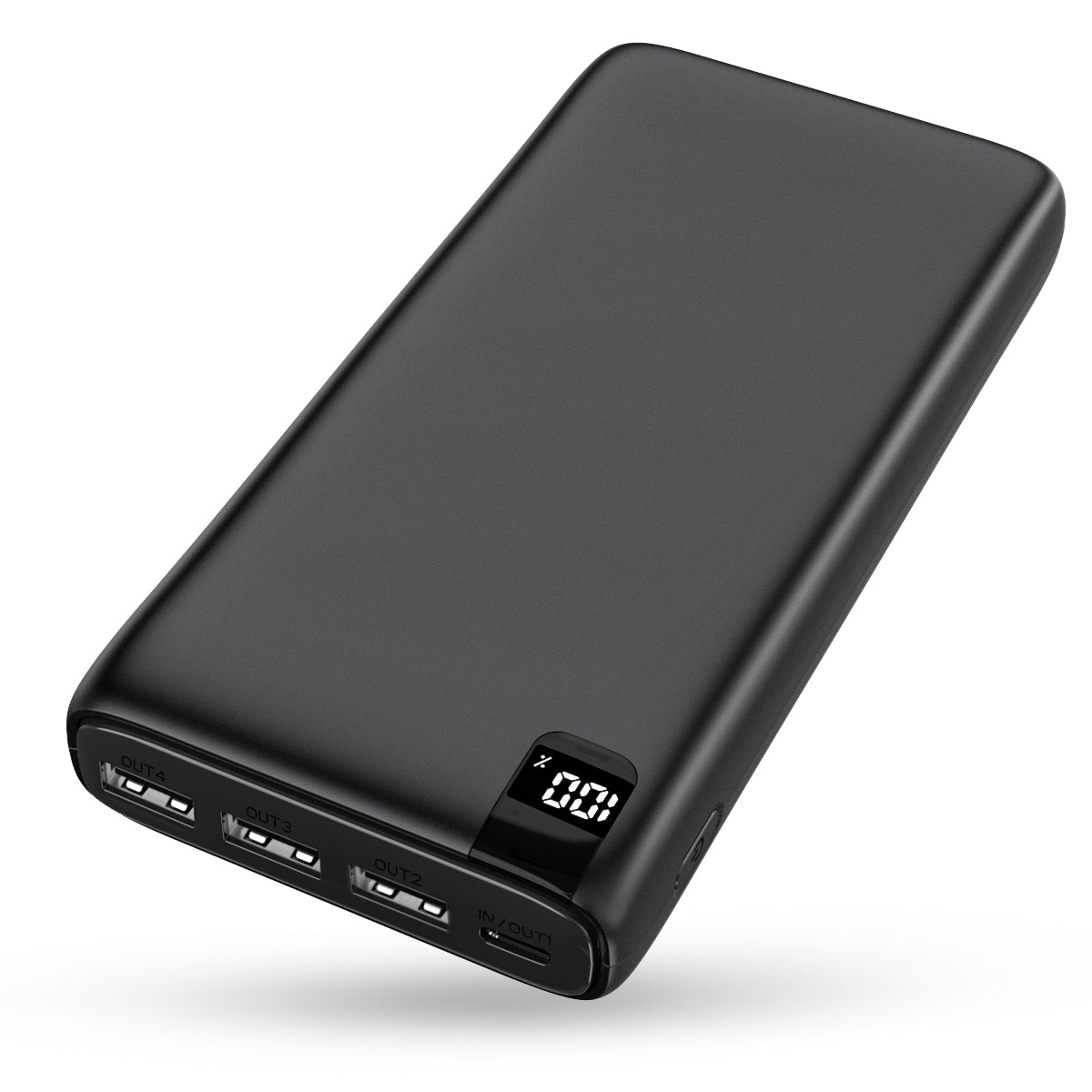 Power Bank 26800mAh Portable Charger with with LED Display and 4 Fast Charging Outputs