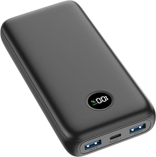 Portable Charger 27000mAh Power Bank - USB C 22.5W and PD QC4.0 Fast Charging Portable Power Bank with LED Display