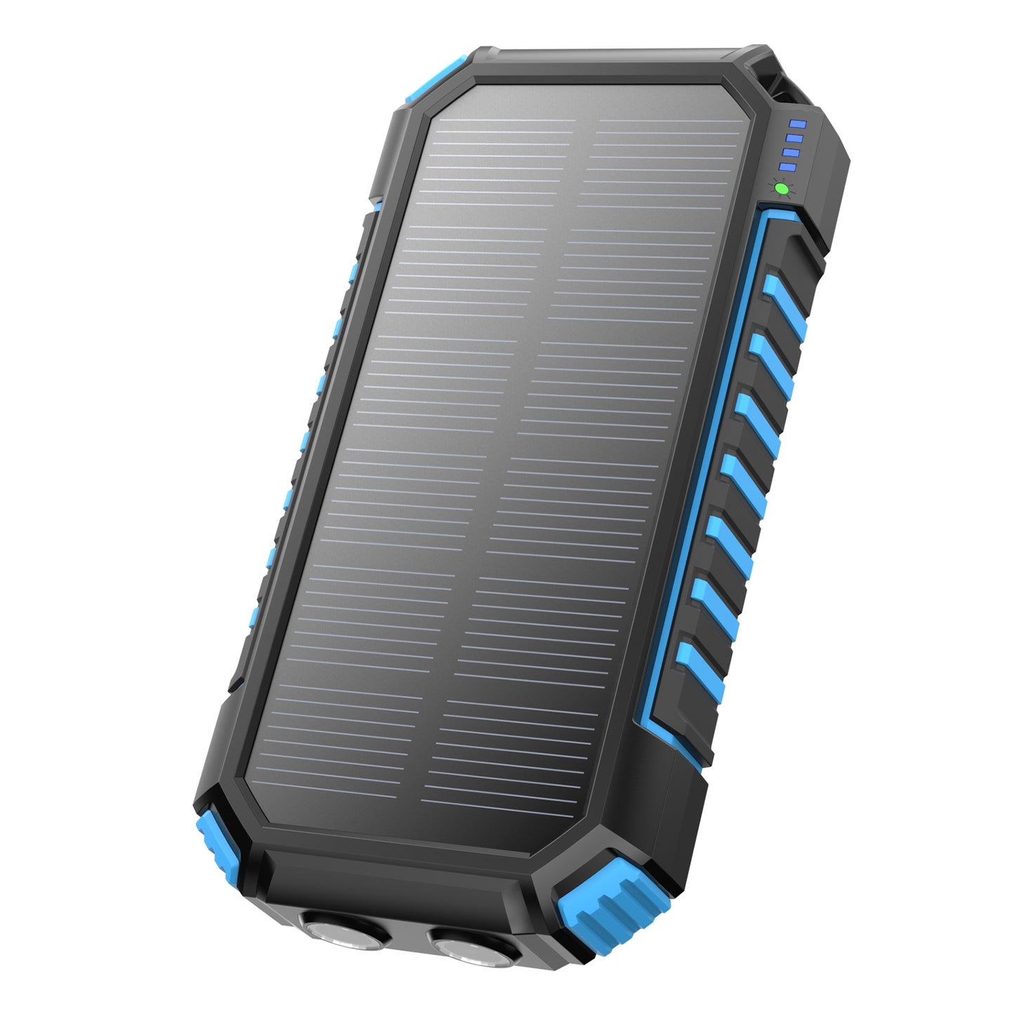 Wireless Solar Charger Power Bank 25000 mAh Blue